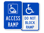 Access Ramp Signs