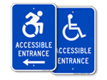 ADA Accessible Entrance Signs