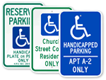 Custom ADA Parking Signs