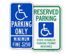 ADA Parking Signs