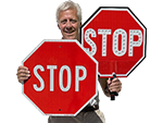 Stop Signs for Parking Lots