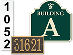 Apartment Number Signs