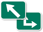 Bike Arrow Signs