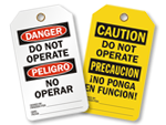 Bilingual Lockout Tags