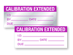 Calibration Extended Labels