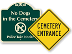 Cemetery Signs
