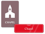 Chapel Door Signs