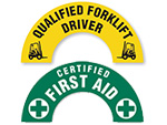 Crescent Companion Hard Hat Stickers