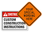 Custom Construction Signs
