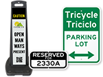 Custom Parking Lot Signs