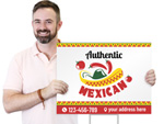 Custom Restaurant Yard Signs