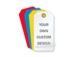 Custom Self Laminating Tags
