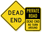Dead End Signs