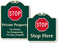 Decorative Stop Signs