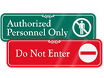 Authorized Personnel Signs