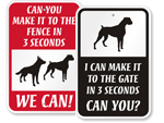 Dog Fence Signs