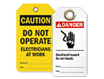Electrical Lockout Tags