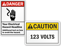 Electrical Safety Labels