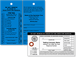 Fire Sprinkler Tags