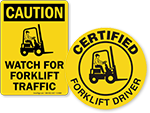 Forklift & Vehicle Safety Signs