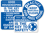Housekeeping Signs