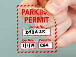 In Stock Static Cling Decals