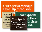 Large Custom Engraved Signs