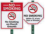 LawnBoss® No Smoking Signs