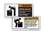 Lifting Hazard Labels