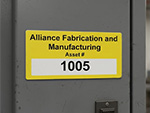 Manufacturing Asset Tags