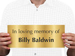 Memorial Plaques