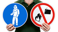 Military Hazard Symbols 