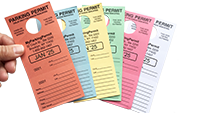 Monthly Parking Permits   Custom Templates