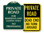 Private Road Signs