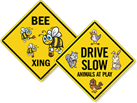 Funny Animal Parking Signs