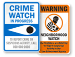 Neighborhood Watch Signs