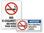 Smoking / Vaping Signs