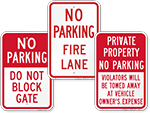 No Parking Signs By Location