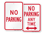 No Parking Signs