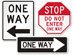One Way Signs