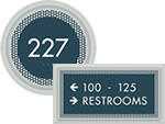 Optik Room Number Signs