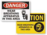 Respirator Signs