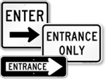 Parking Lot Entrance Signs