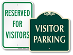 Visitor Parking Signs