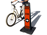 Portable Detour Sign for Bike Lanes