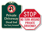 Driveway Sign
