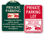 Private Property Parking Signs