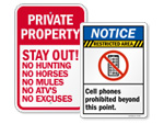 Prohibition Signs