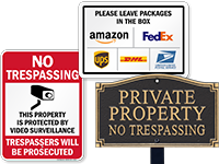 Property & Security Signs