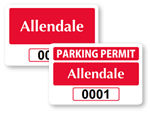 Rectangle Window Parking Decals